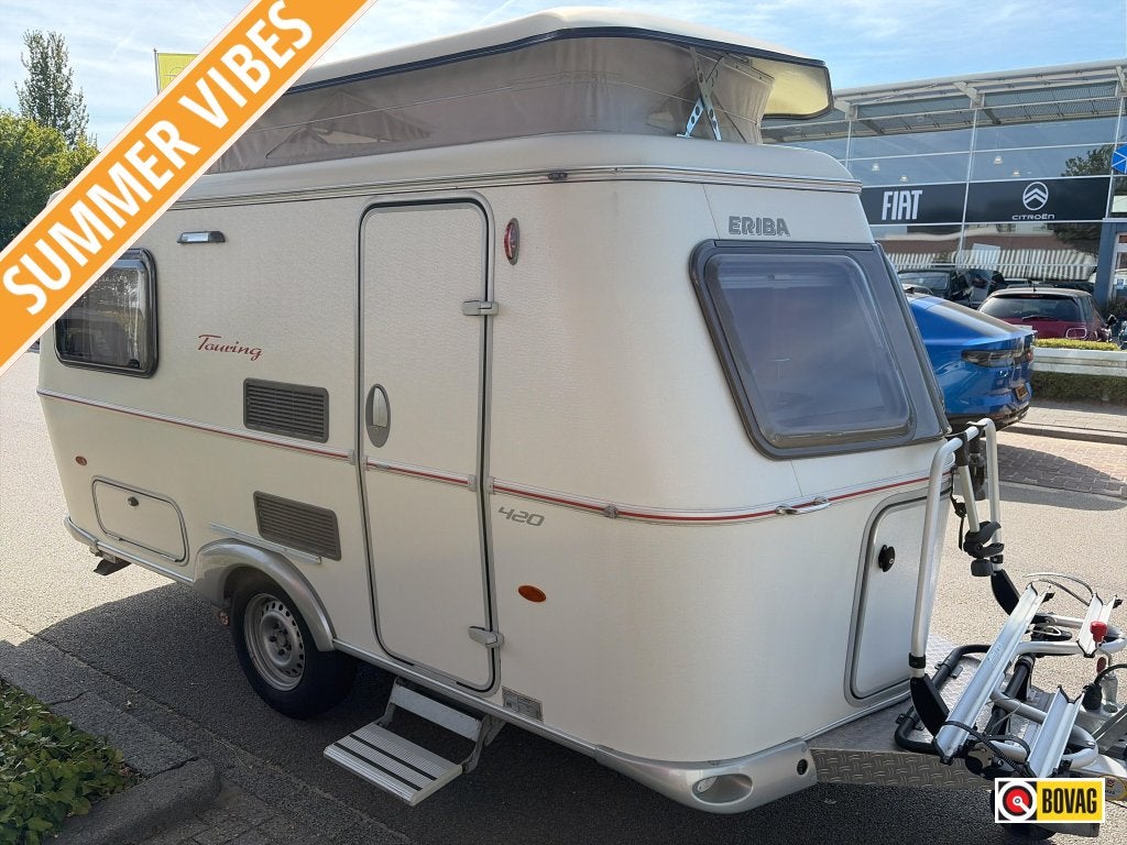 Eriba Triton 420 2014 | SCHERPE PRIJS | MOVER| FIETSDR., Tot en met 2, Bedrijf, 750 - 1000 kg, 4 tot 5 meter