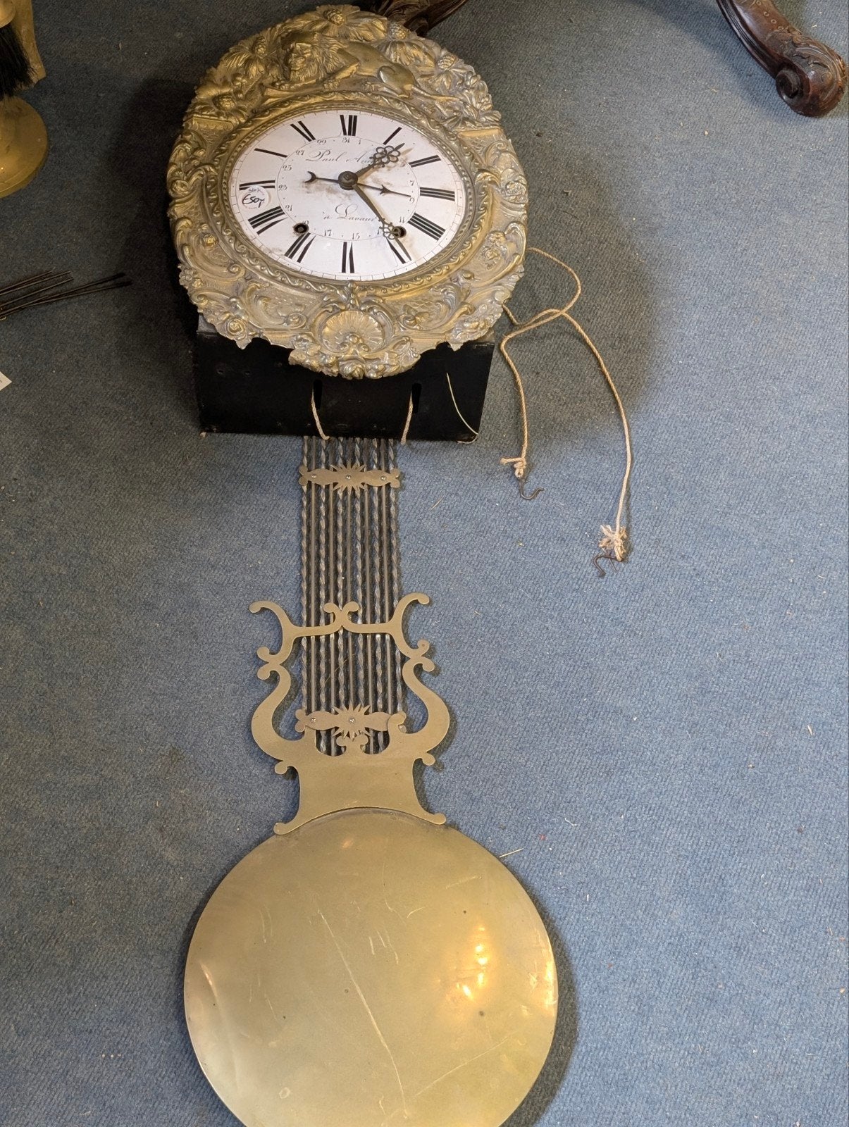 antieke Franse comtoise klok. €50, Ophalen