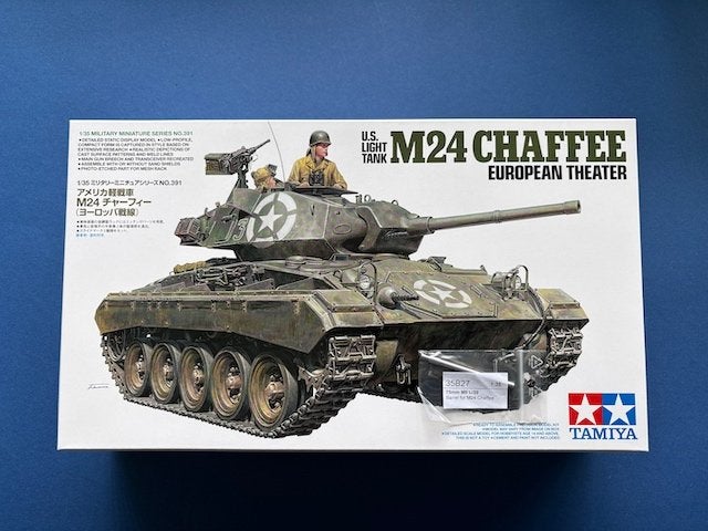 Tamiya	35391	U.S. Light Tank M24 Chaffee ETO	1/35 incl alu, Tank, Verzenden, 1:32 tot 1:50, Nieuw