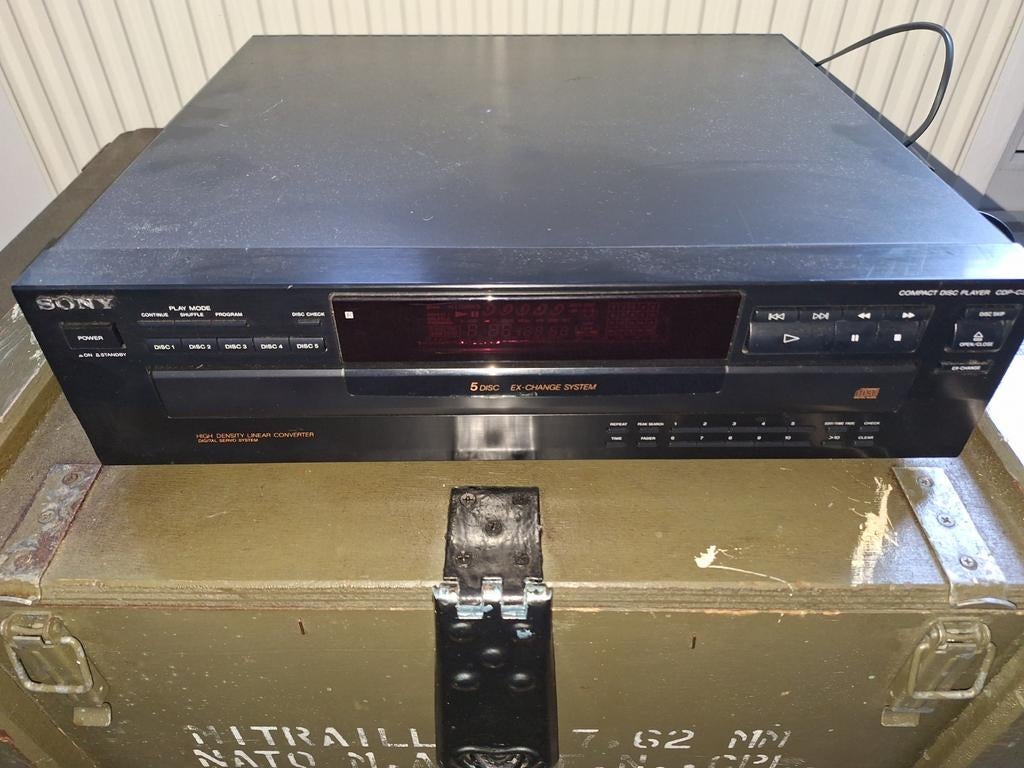 Sony CDP-C265 5-disc CD-wisselaar, Ophalen, Gebruikt, Sony, Wisselaar