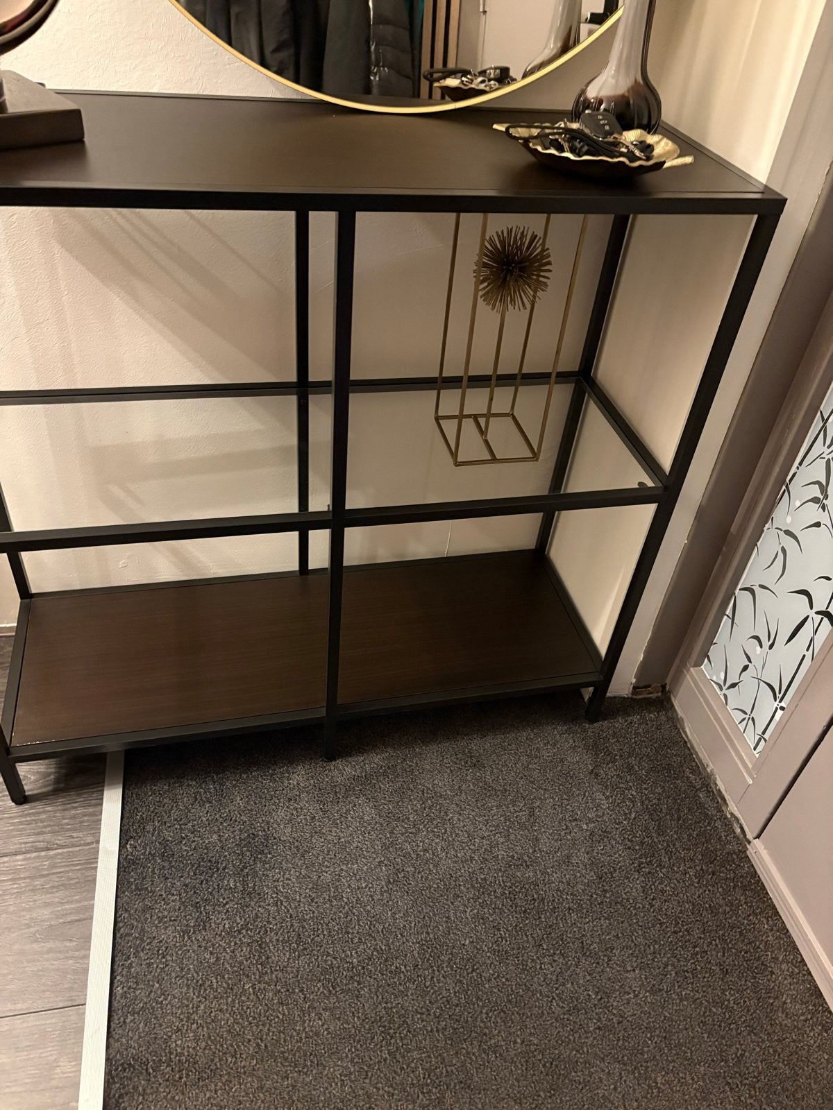 Stijlvolle console tafel / wandrek met 2 planken, Huis en Inrichting, Ophalen, Gebruikt