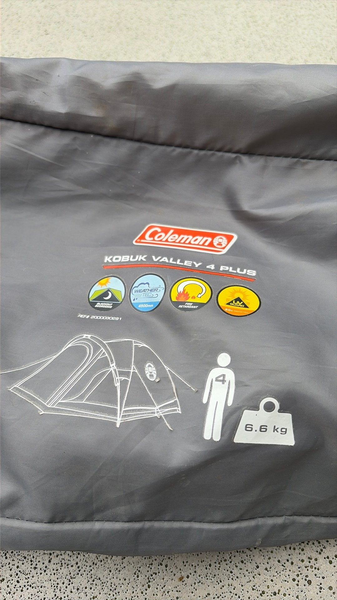 Coleman Kobuk Valley 4 Plus (ALLEEN TENTSTOKKEN), Ophalen, Gebruikt