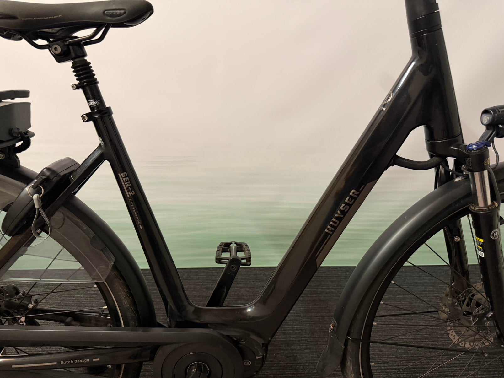 Nette Huyser Gen-2 elektrische fiets - 2748KM - 522WH, Gebruikt, Huyser, 51 tot 55 cm, Nvt