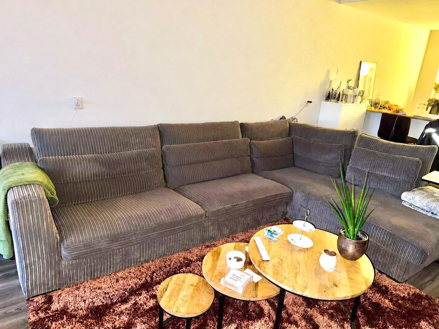 Loungebank, Ophalen, Gebruikt, Stof, Loungebank ligt fantastisch