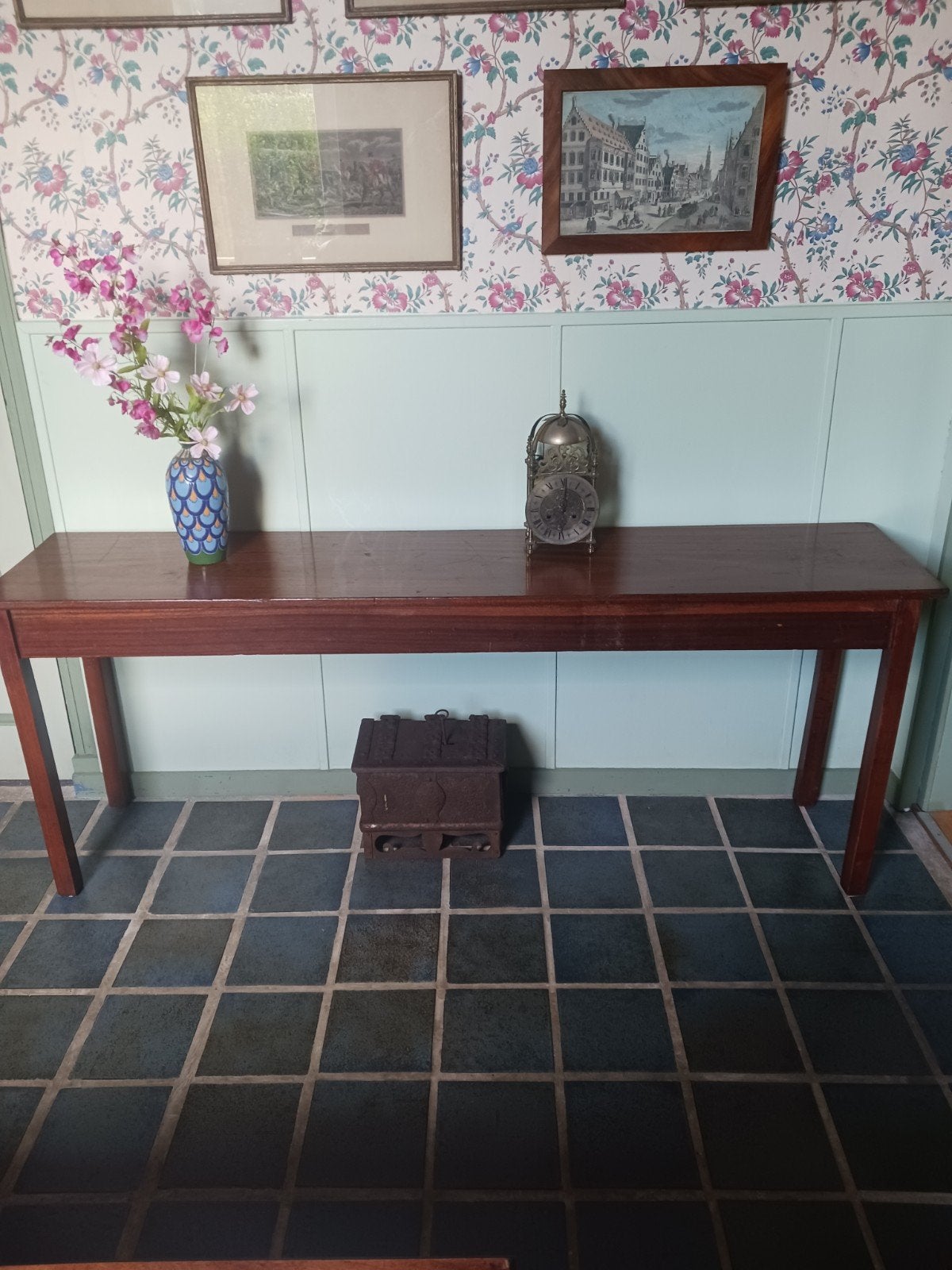 Mahonie Sidetable of Wandtafel, Ophalen