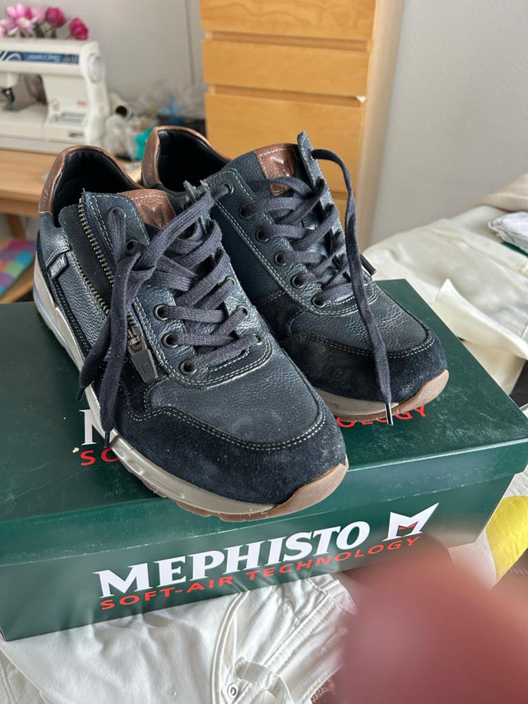 Mephisto City Hiker 'Bradley' Sneakers - Maat 43, Kleding | Heren, Schoenen, Ophalen, Blauw, Zo goed als nieuw, Veterschoenen