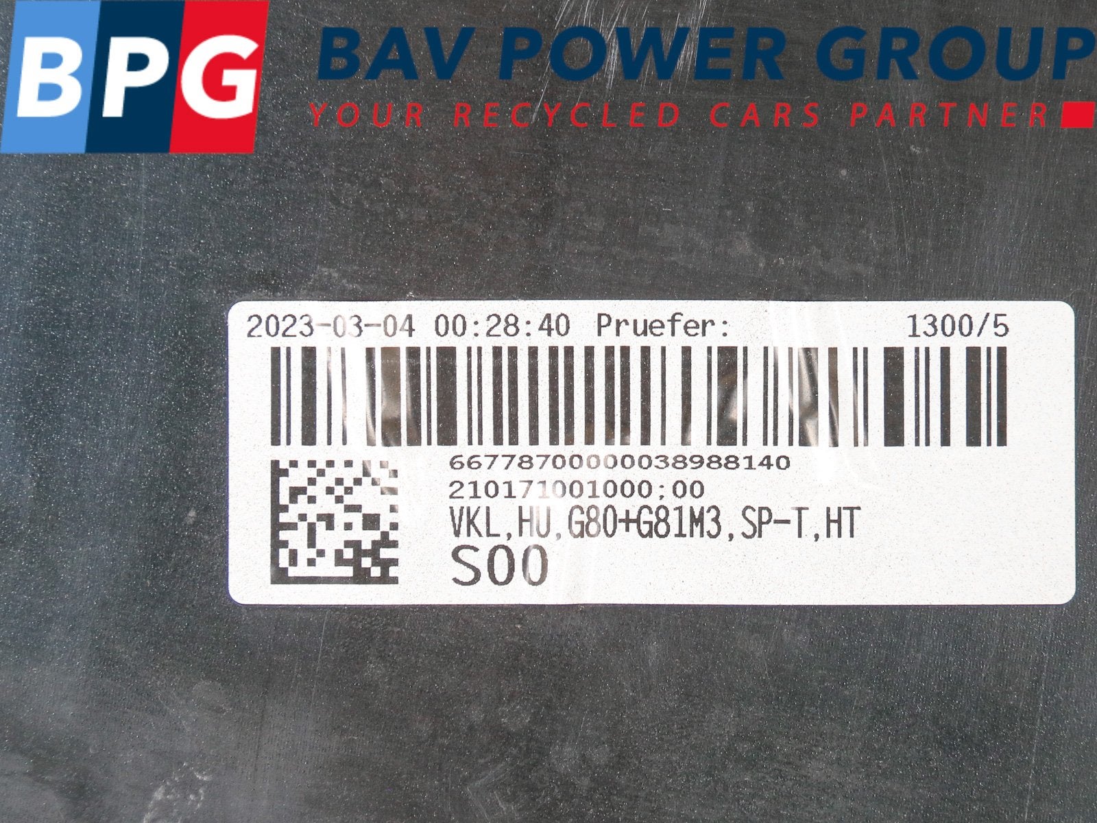 BUMPER ACHTER DIFFUSER G81 BMW M3 (G80) (51128085093), Gebruikt, Achter, Bumper, BMW