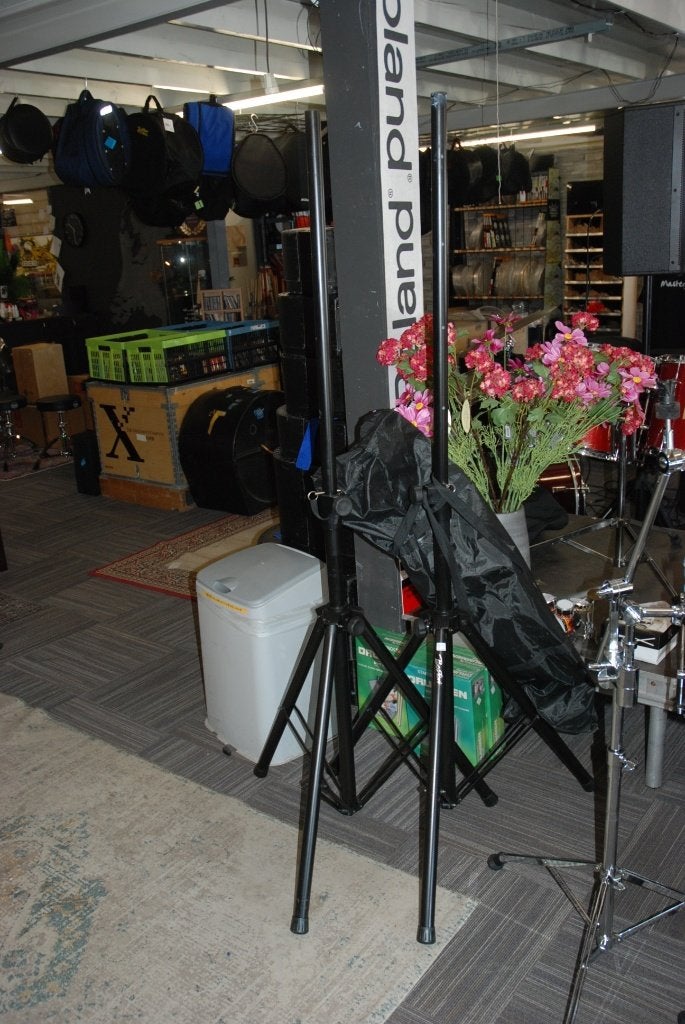 Boston set speakerstatieven in hoes <26260623>, Gebruikt, ., Boston, .