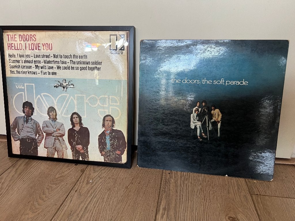 2 lp's + 1 cd THE DOORS, Ophalen of Verzenden, Gebruikt, 12 inch, Poprock