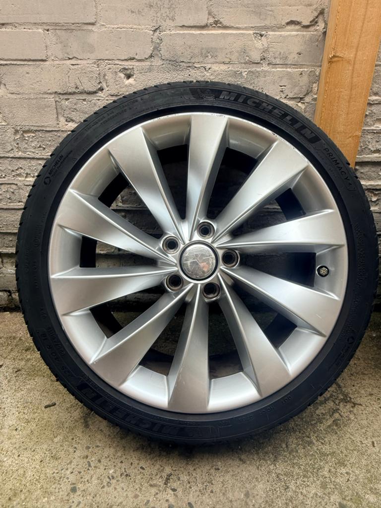 VW Interlagos 18 inch velgen, Ophalen, 18 inch, Gebruikt, Banden en Velgen