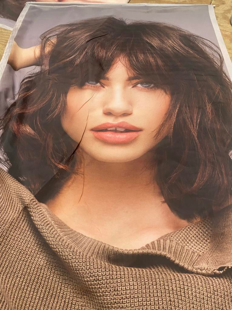 3 x Goldwell Stoffen Poster Kappers mode Fashion 1.60x0.90m, Verzamelen, Deurposter of groter, Ophalen of Verzenden, Canvas of Doek