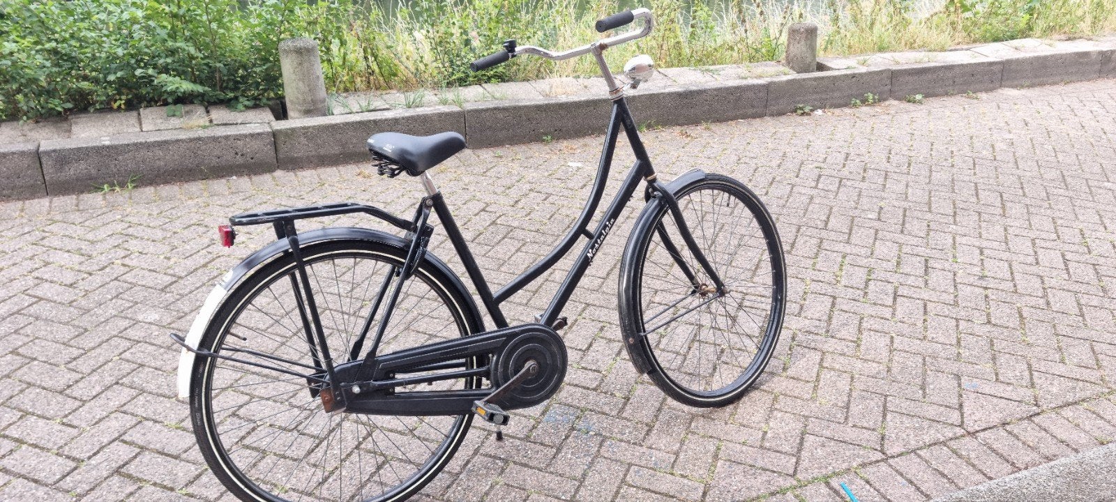 Oma fiets, Fietsen en Brommers, Ophalen, Gebruikt, Terugtraprem, Overige merken