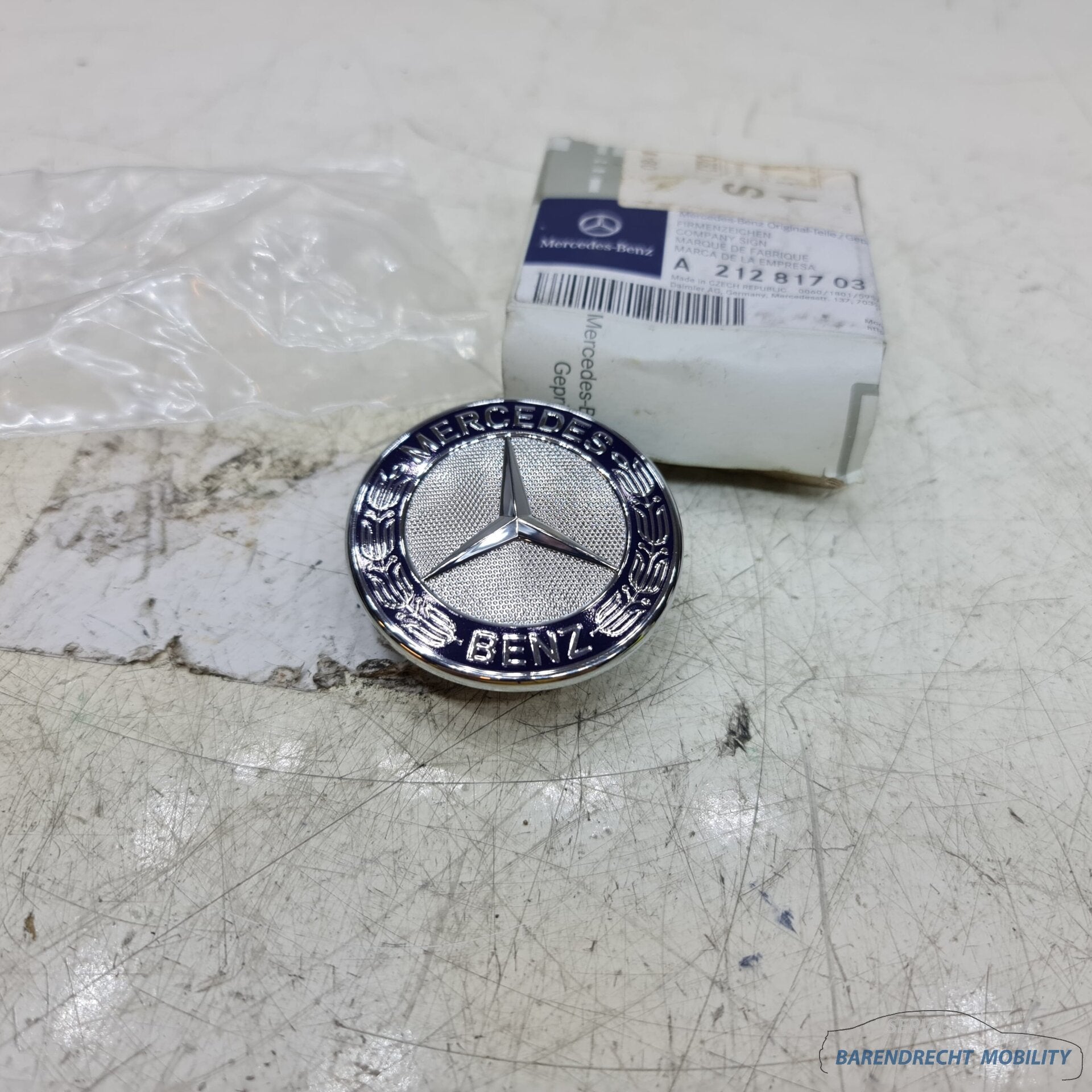 Mercedes motorkap ster zwart NIEUW ongebruikt diverse modell, Gebruikt, Mercedes-Benz AG, Mercedes-Benz, Ophalen of Verzenden