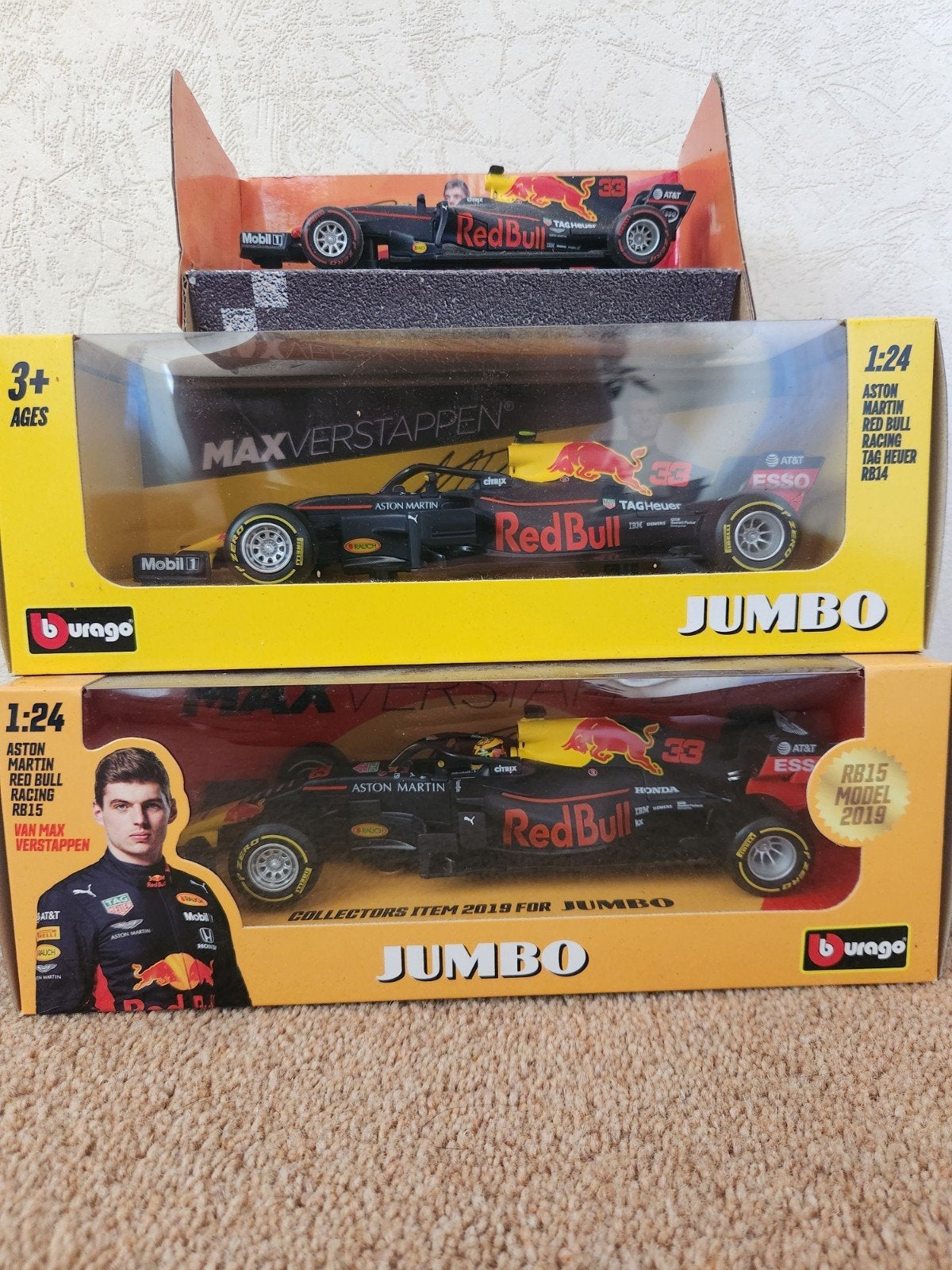 Red Bull Racing Max Verstappen 1:24 auto's, Ophalen of Verzenden, Nieuw