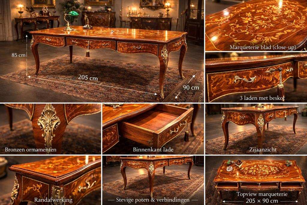 Bureau barok franse stijl, Eén persoon