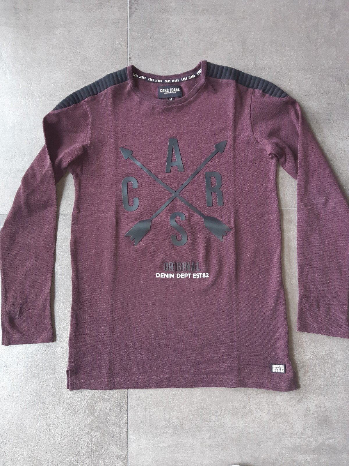 Cars Jeans longsleeve maat 164 ZGAN, Ophalen of Verzenden, Zo goed als nieuw, Shirt of Longsleeve, Jongen