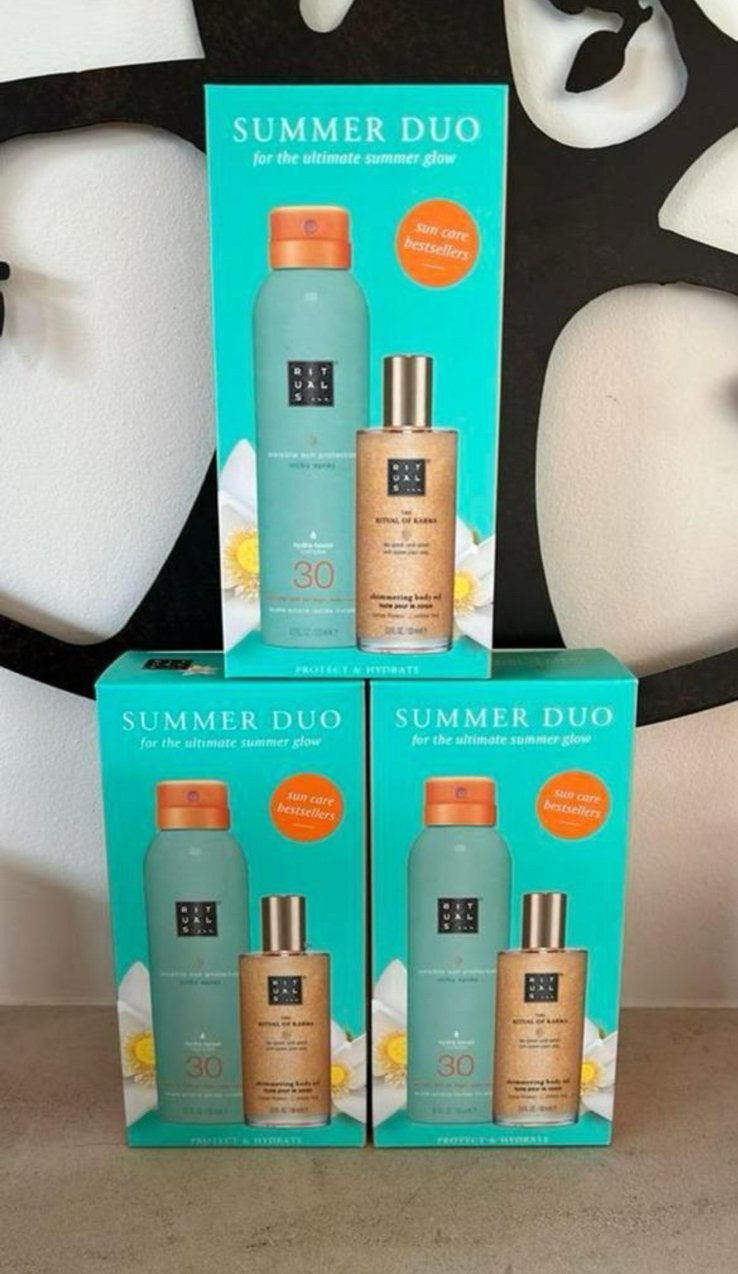 Rituals Summer duo suncare set 3 x 😎🩵 Nieuw!, Ophalen of Verzenden, Nieuw, Zonnebrand of After Sun