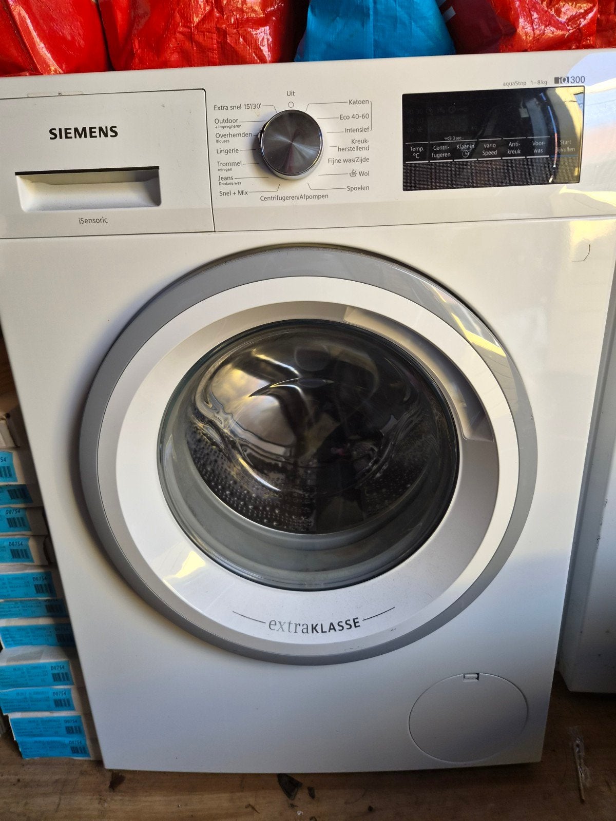 Siemens WM14N295NL/22 iQ300 Wasmachine - 8kg, Ophalen, 1200 tot 1600 toeren, Gebruikt, Energieklasse A of zuiniger
