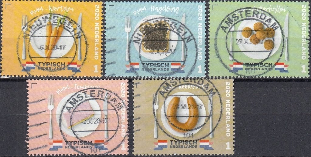 Nederland 10.28.1- 2020- Typisch Nederlands - Serie- G, Verzenden, Na 1940, Gestempeld