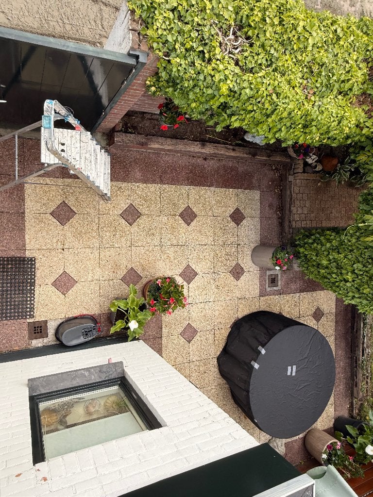 Terras tegels 40X40, Ophalen, Gebruikt, 10 m² of meer, Beton