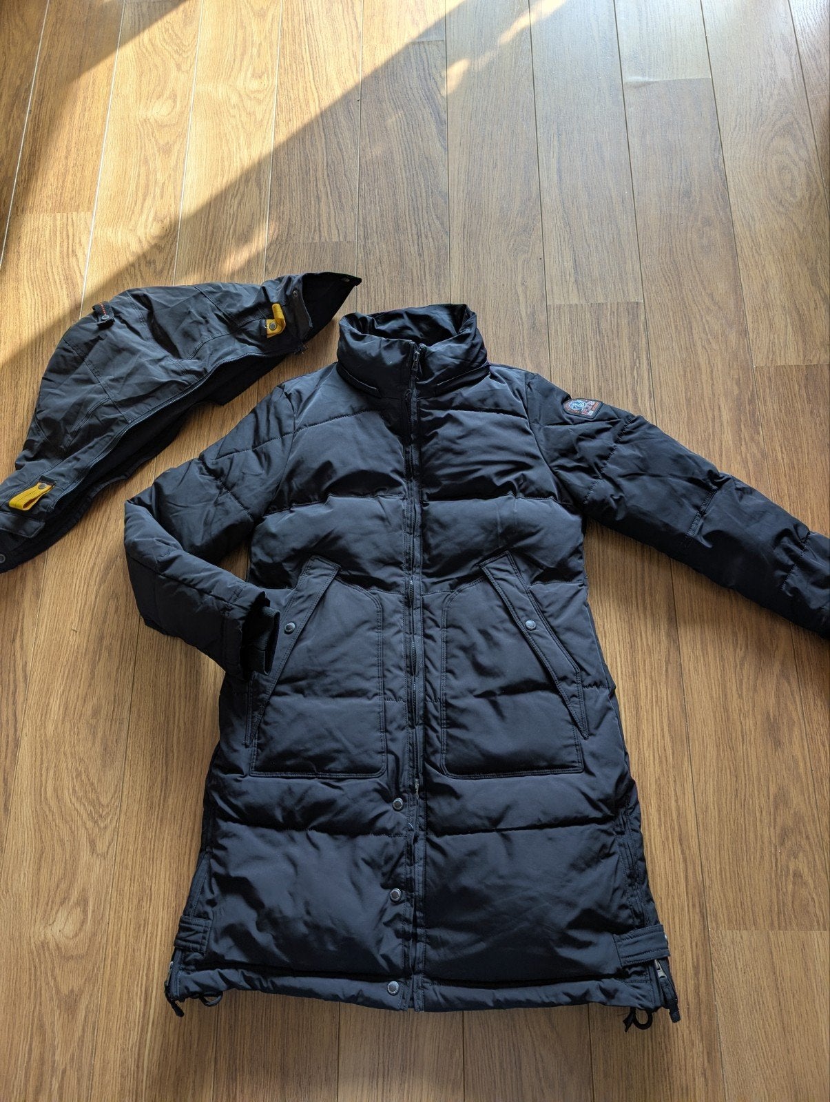 Mooie winterjas, maat M Parajumpers, Ophalen of Verzenden, Zo goed als nieuw, Maat 38/40 (M), Zwart
