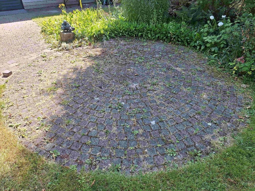 Cirkel van koppelstenen of cobblestones, Ophalen, Gebruikt, Klinkers, 10 m² of meer