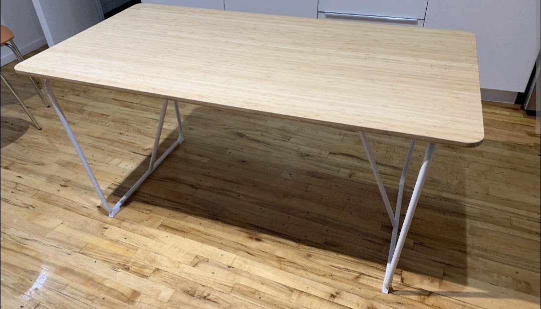 IKEA OLVRARYD tafel - Gebruikt, goede staat, Ophalen, Gebruikt, Overige houtsoorten