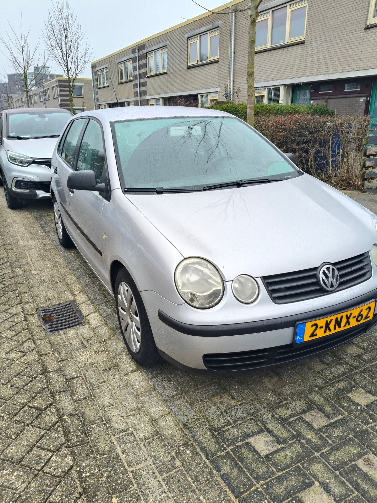 Volkswagen Polo 1.2 47KW 2004 Grijs, Auto's, Stof, 1198 cc, Handgeschakeld, Grijs