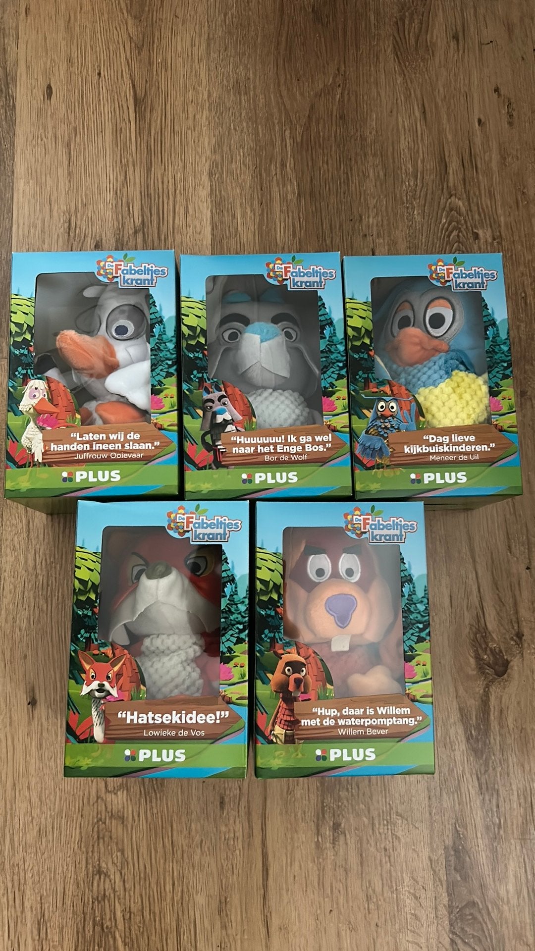 Fabeltjeskrant knuffels, Plus, Ophalen