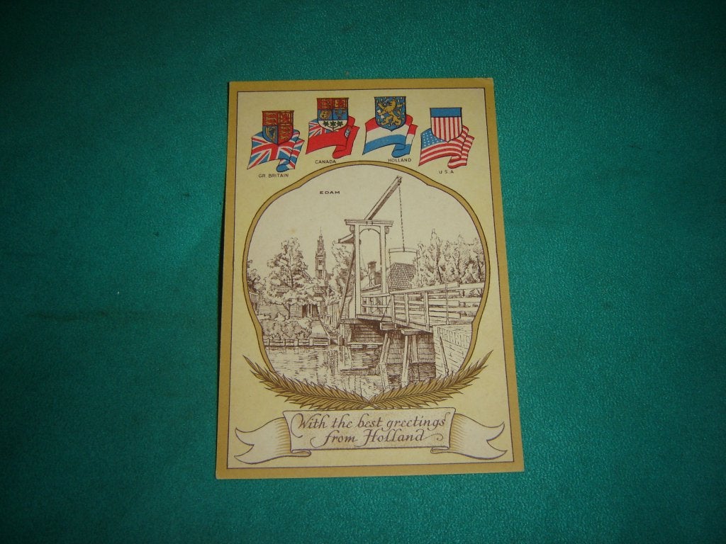 Edam Oorlog wo2 bevrijding Erven Lucas Bols ww2, Verzamelen, Verzenden, Overige soorten, Nederland, Overige typen