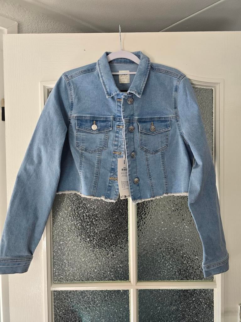Nieuw only kort spijkerjasje L, Ophalen of Verzenden, Nieuw, Blauw