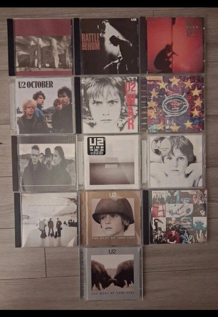 U2 cd albums, Ophalen of Verzenden, Gebruikt, Poprock