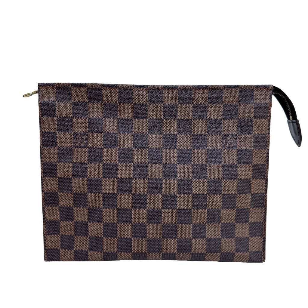 Louis Vuitton toiletry 26 cosmetic pouch toilettas make-up, Verzenden, Bruin, Jongen of Meisje