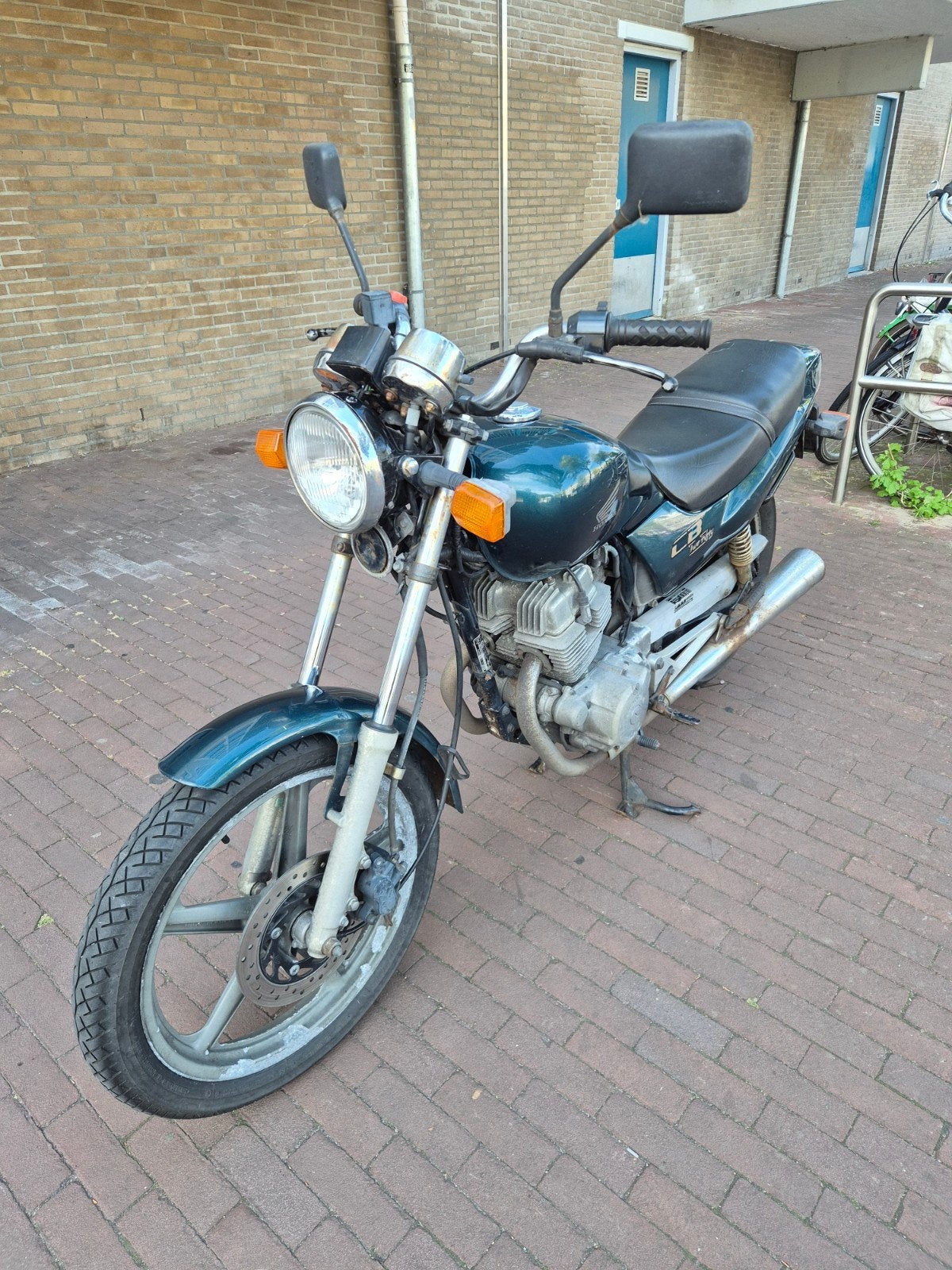 Honda Two Fifty,  CB250, metallic groen, 2 cilinders, Gebruikt, Particulier, Minimaal motorrijbewijs A2