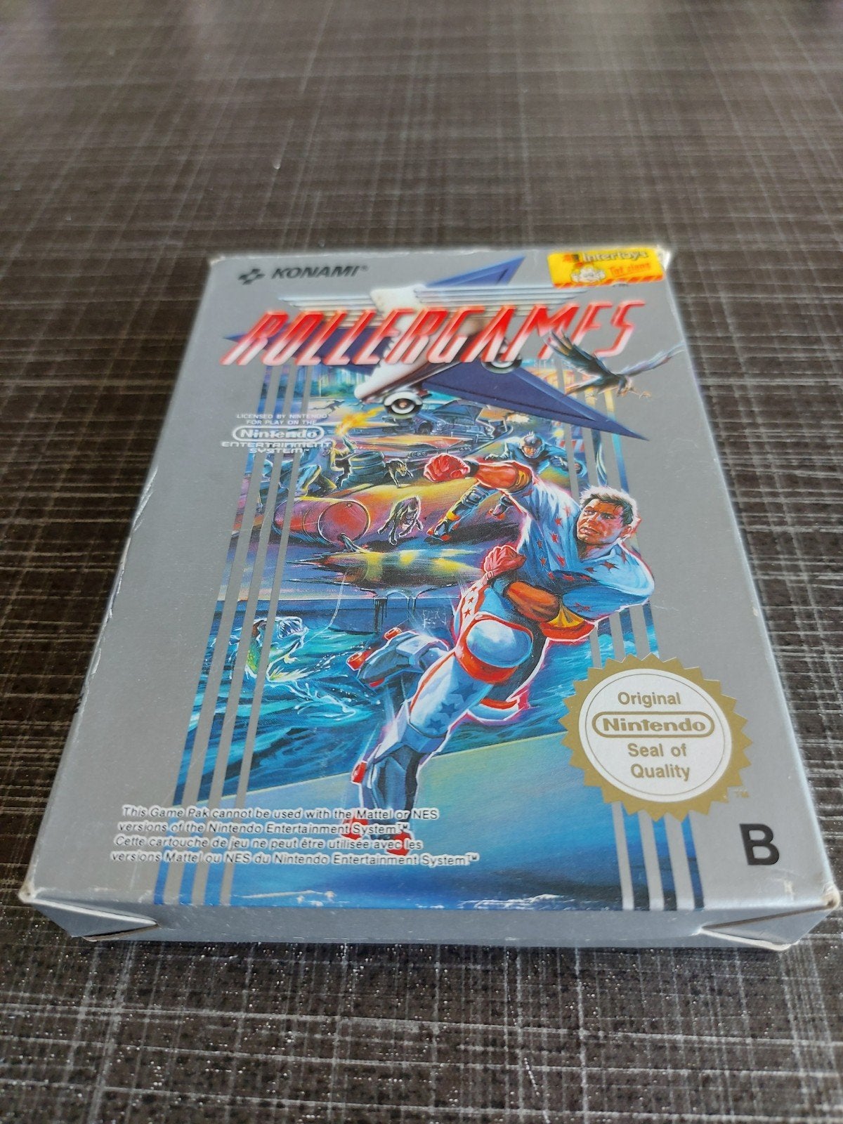 Rollergames NES - Compleet met doos en handleiding, 1 speler, Ophalen of Verzenden, Zo goed als nieuw, Sport