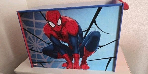 spiderman opbergkist, Ophalen