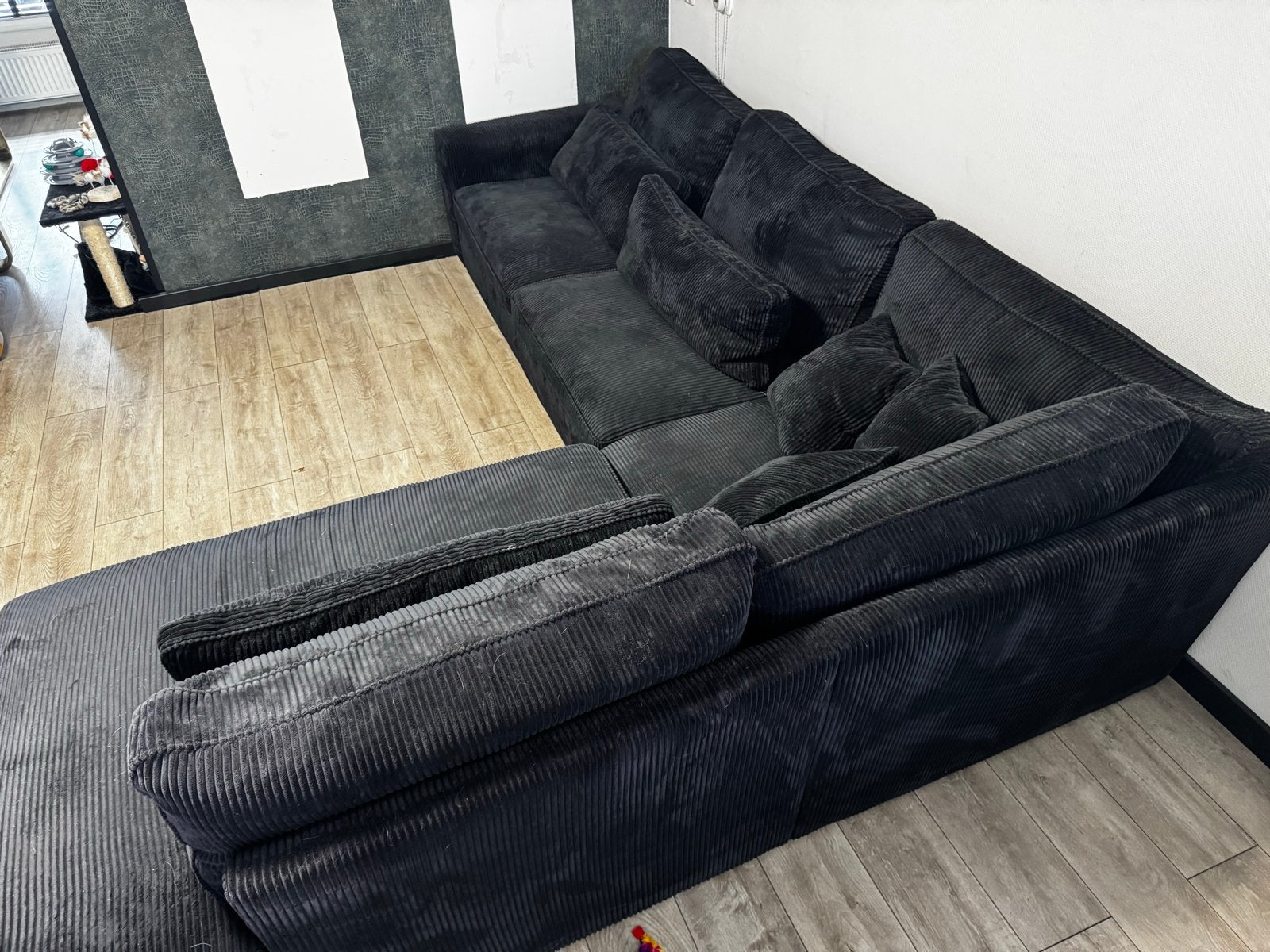 Comfortabele hoekbank (2/3 jaar oud), Ophalen, Gebruikt, 100 tot 125 cm, Hoekbank