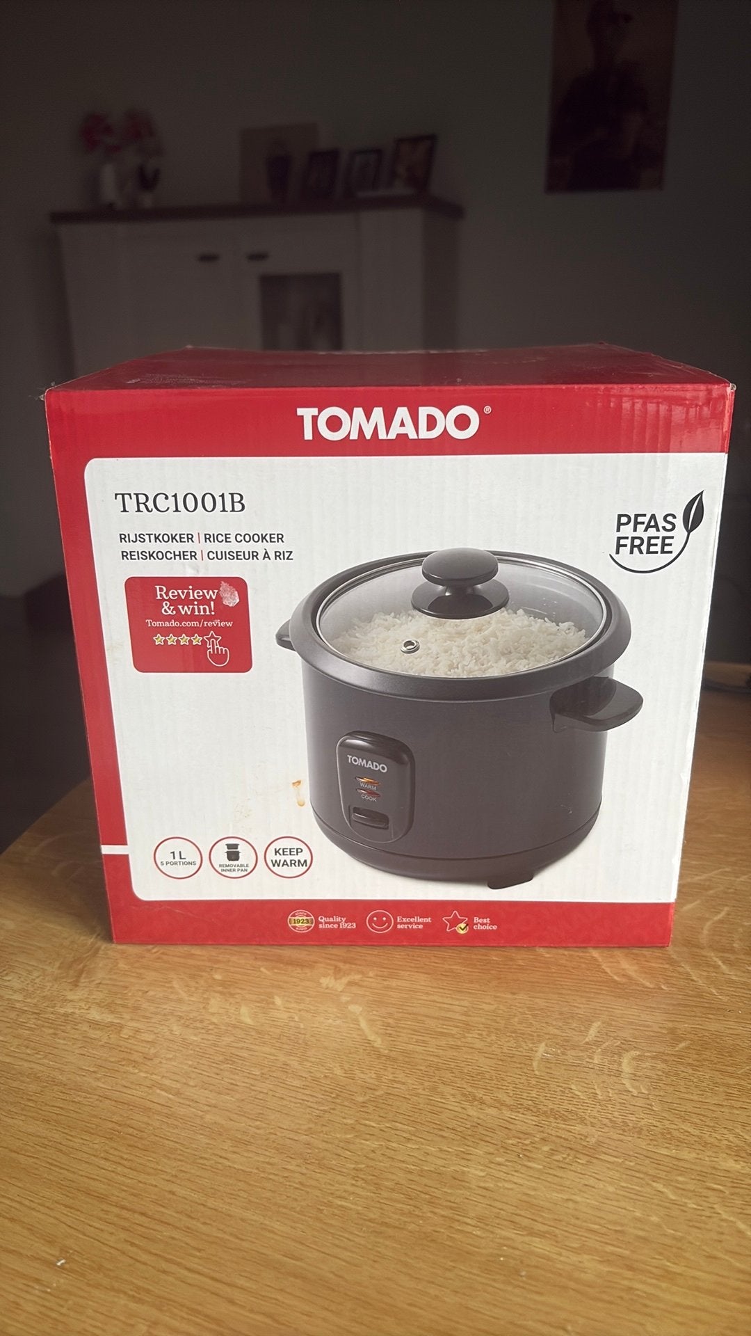 Rijstkoker nieuw, Ophalen, Nieuw