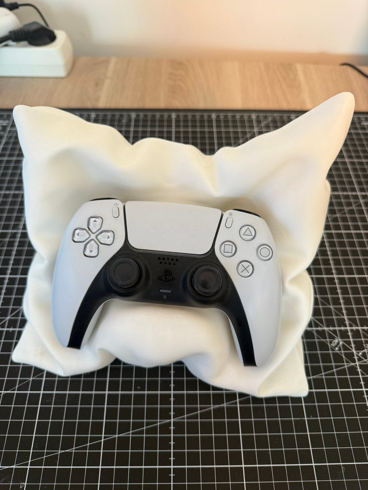Wit gaming kussen / controller houder / decoratie, Ophalen of Verzenden, Zo goed als nieuw