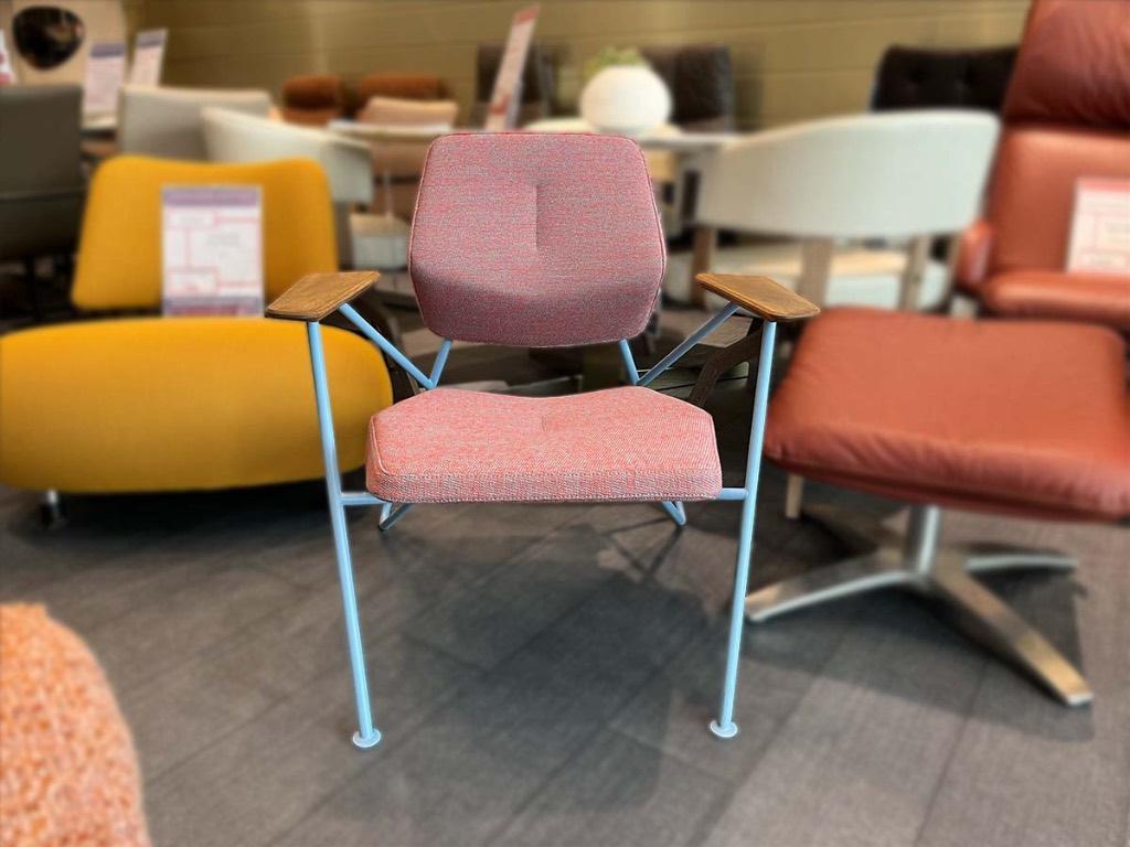 Prostoria Polygon fauteuil – showroommodel, Minder dan 75 cm, Ophalen of Verzenden, Zo goed als nieuw, Stof