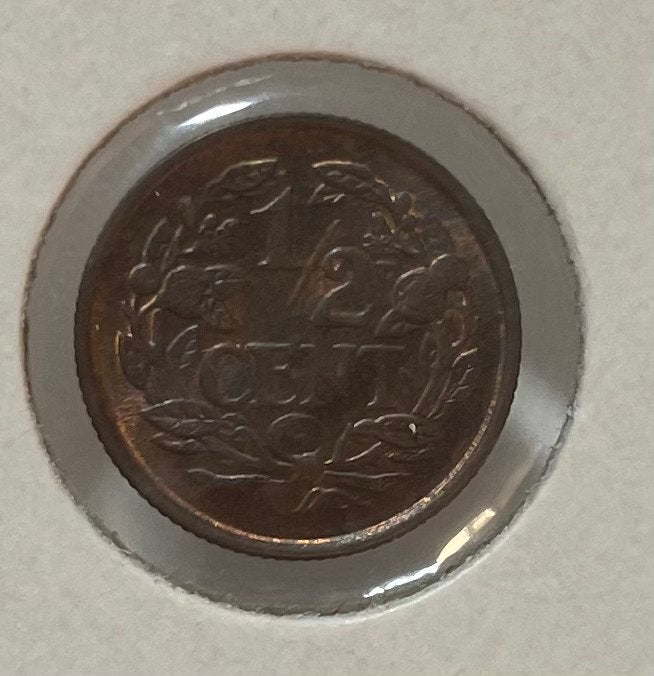 1/2 cent Nederland 1938, Ophalen of Verzenden, Koningin Wilhelmina