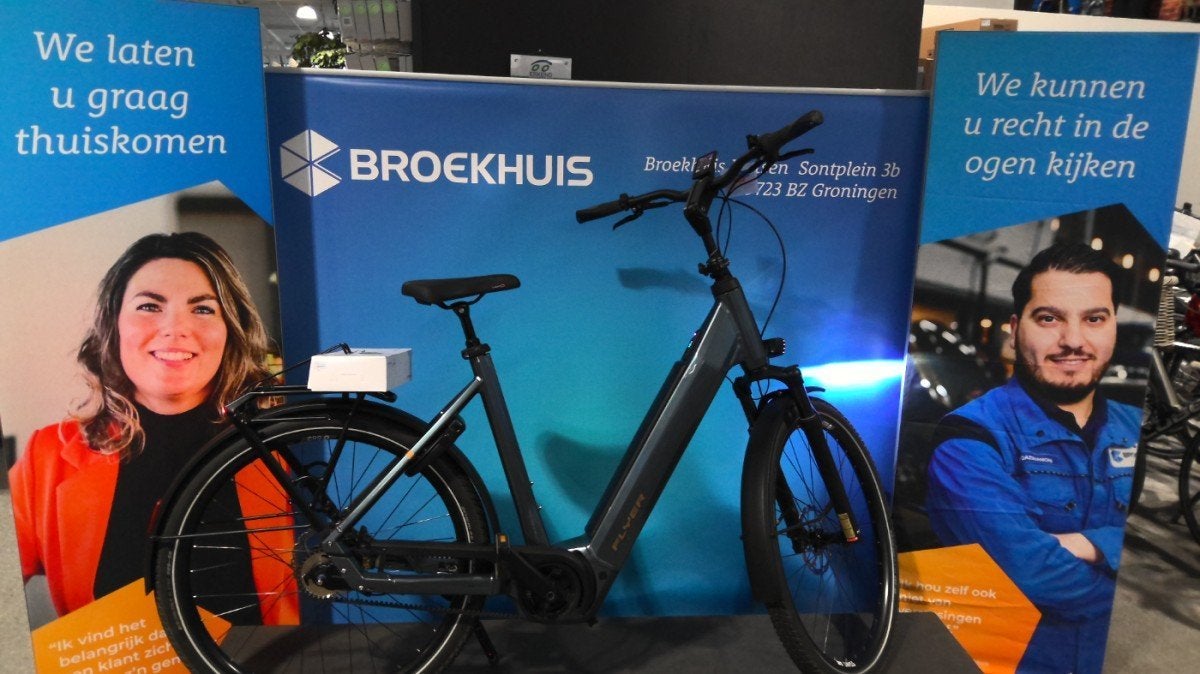 Flyer Gotour Heren Blauw 59cm XL, Fietsen en Brommers, Elektrische fietsen, Gebruikt, -, -, -