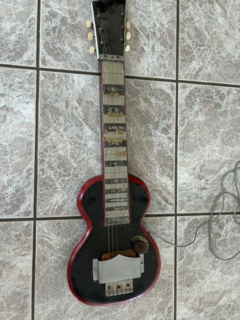 Steel gitaar hawai-gitaar schootgitaar, Ophalen of Verzenden, Gebruikt, Elektrisch, 6-snarig