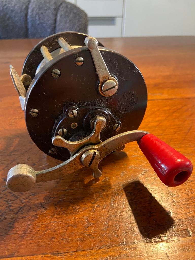 Vintage Werpmolen Reel merk Penn no 85, Watersport en Boten, Ophalen of Verzenden, Gebruikt, Molen