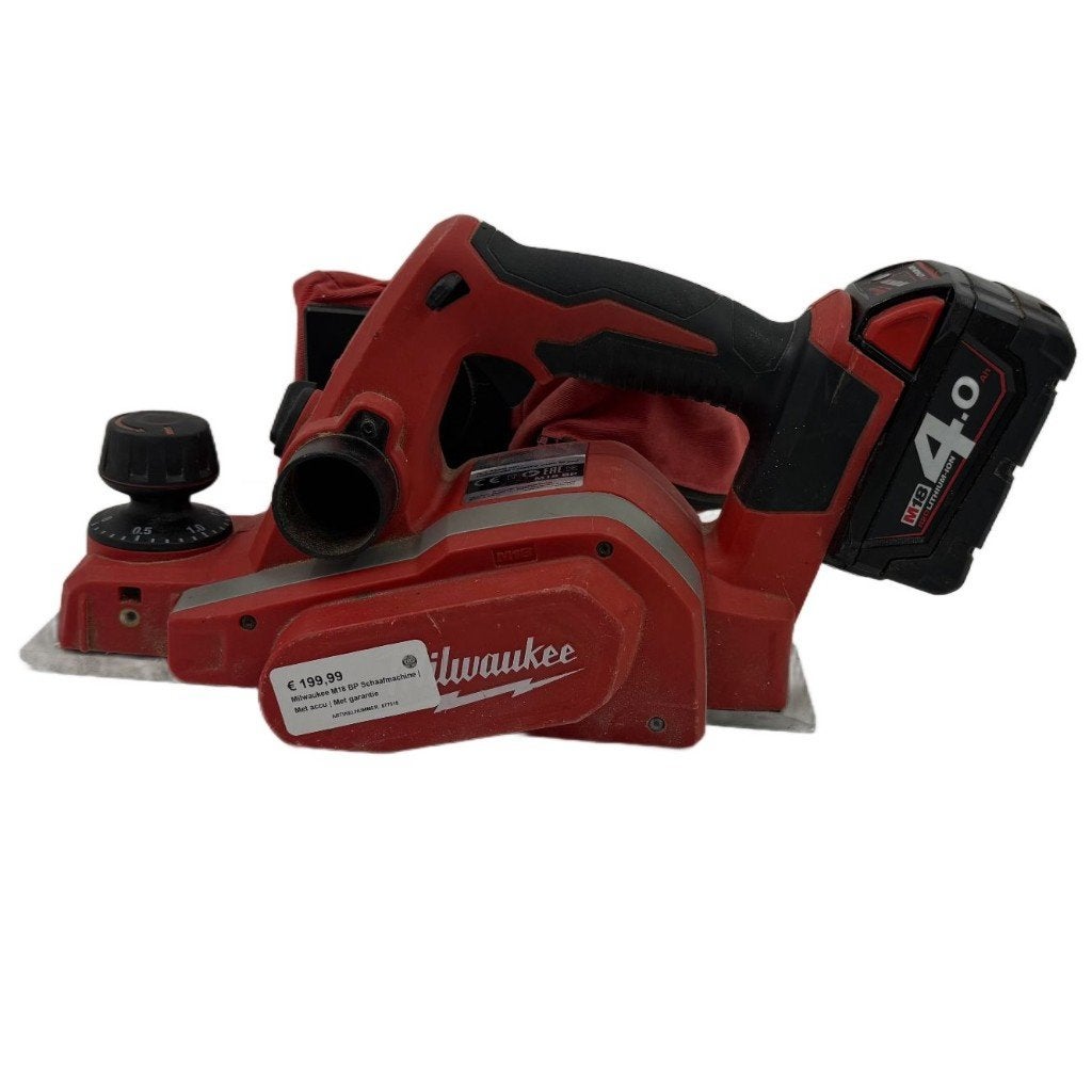 Milwaukee M18 BP Schaafmachine | Met accu | Met garantie, Dordrecht@usedproducts.nl, Toulonselaan 72, Accu, Ophalen of Verzenden
