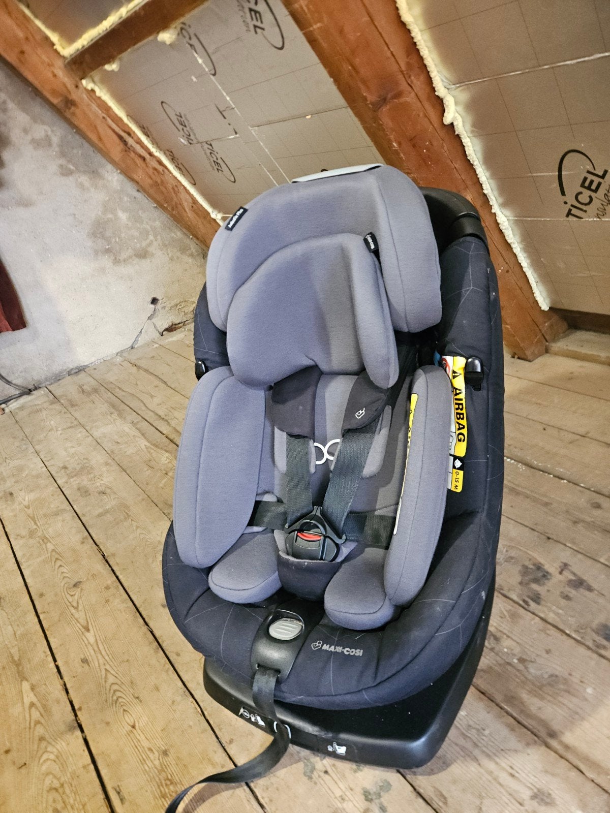 Maxi-Cosi AxissFix Plus autostoel - Draaibaar en Isofix, Verstelbare rugleuning, Gebruikt, 0 t/m 18 kg, Ophalen of Verzenden