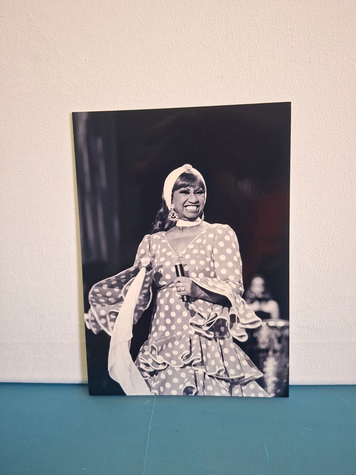 CELIA CRUZ SINGER CUBA 1925-2003, Verzenden, Zo goed als nieuw, Foto of Kaart, Gesigneerd