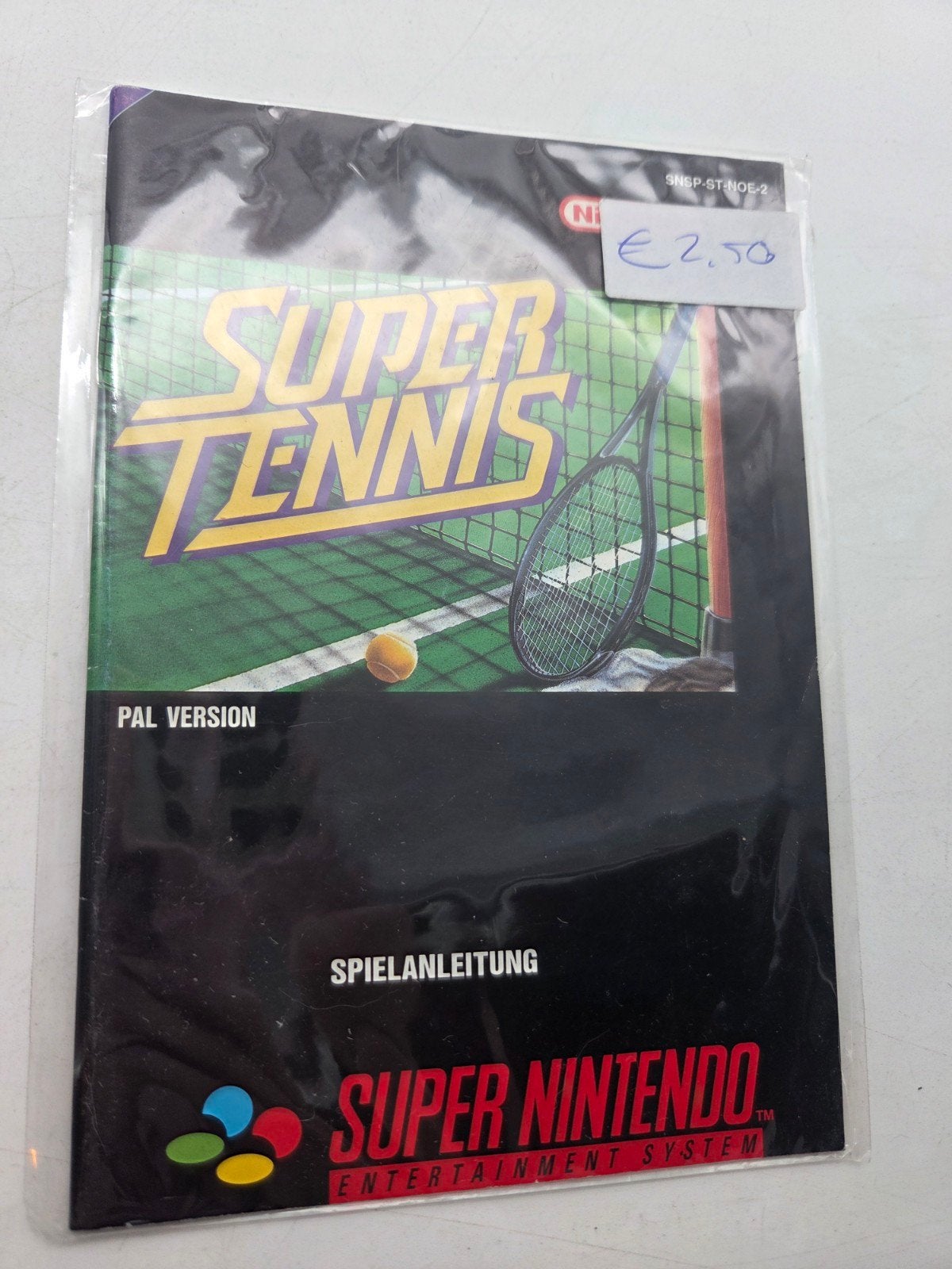 Super Tennis Handleiding (PAL) - Super Nintendo, Spelcomputers en Games, Nintendo, Gebruikt, Nintendo Center. 63760 Großostheim, Deutschland