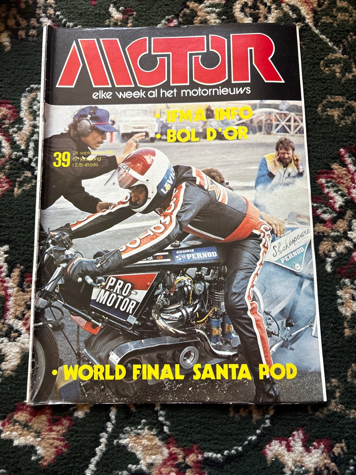 Motor Magazine #39 - World Final Santa Pod - 1979, Ophalen of Verzenden, Gelezen, Algemeen