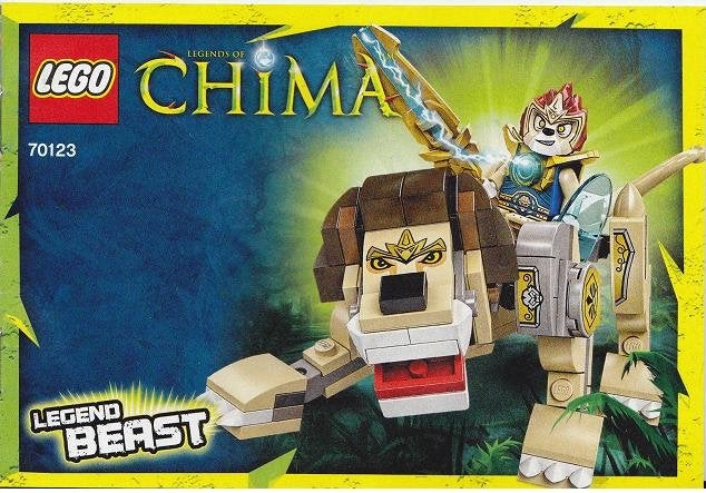 Lego | Chima |Leeuw legendebeest | 70123, Lego, Gebruikt, Overige thema's, Lego